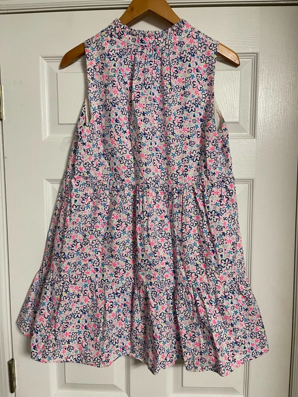 Lilly Pulitzer Novella Dress Multi Fun Sun Repeat Ditsy Medium - Picture 3 of 4